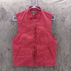 Wyoming Trader Women S Calamity Zip Canvas Conceal Carry Western Cowgirl Vest